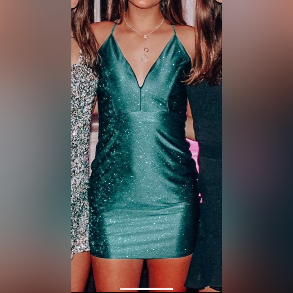Emerald Green Homecoming Dress